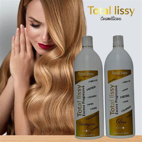 Escova Progressiva Liso Extremo Total Lissy Cosméticos Profissional