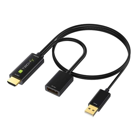 Hdmi™ To Displayport Converter Adapter With Usb 4k 60hz Hdmi Cables