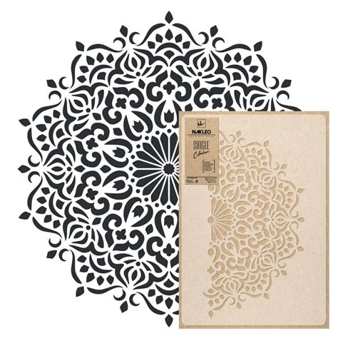 Reusable Border Stripe Stencil Art Nouveau Ornament Nakleo