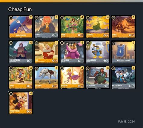 Cheap Fun Lorcana Deck | Lorcana.gg