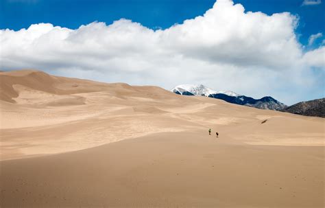 Sand dunes white sands at Great Sand Dunes National Park image - Free