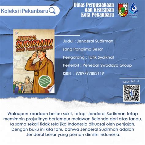 Jenderal Sudirman Sang Panglima Besar Buku Dinas Perpustakaan Dan