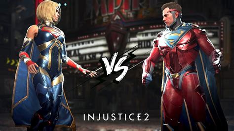 Supergirl Vs Superman Injustice 2 Legendary Gear Very Hard Fury