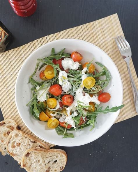 Burrata Aux Tomates Cerises Multicouleurs Recette Facile