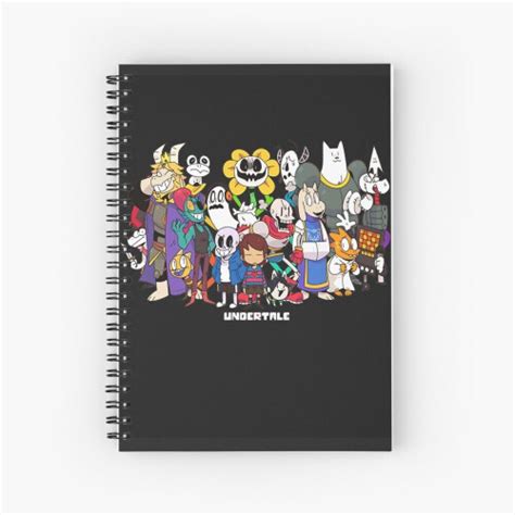 Spiral Notebook Undertale All Characters A5 120 Pages On Onbuy