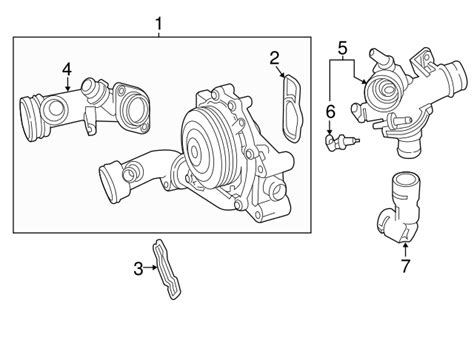 Mercedes Benz Water Pump Mb Oem Parts