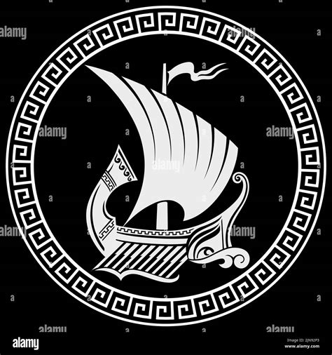 Ancient Hellenic design, ancient Greek sailing ship galley - triera and ...