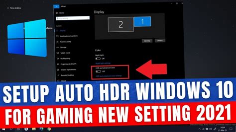 How To Activate Enable Auto Hdr In Windows Pc For Gaming Fps