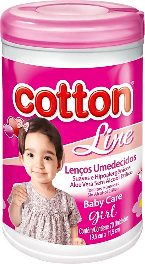 Len Os Umedecidos Baby Care Cotton Line Un