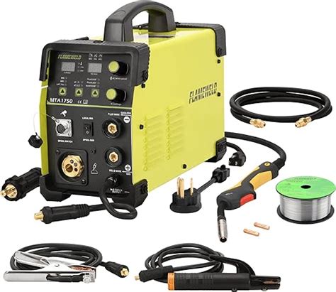 Flameweld Mig Welder Machine 3 In 1 Gas Gasless MIG Spool Gun MIG