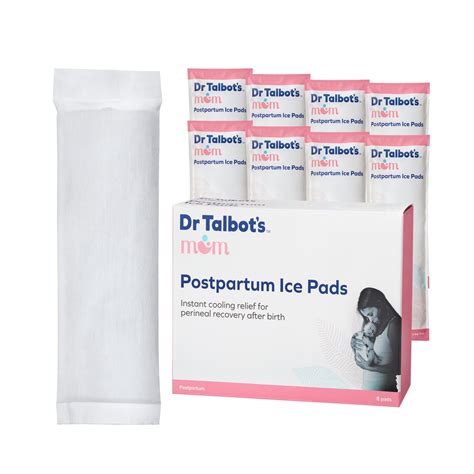 postpartum ice pads  pack absorbent cooling comfort dr talbots