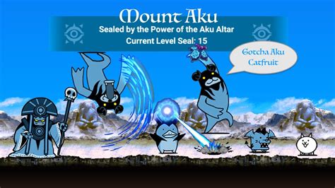 Battle Cats Mount Aku Lv 15 Seal Aku Realms Dark Priest Mamon