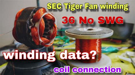 Sec Tiger Fan Winding Slots Table Fan Winding Data Rpm Sec