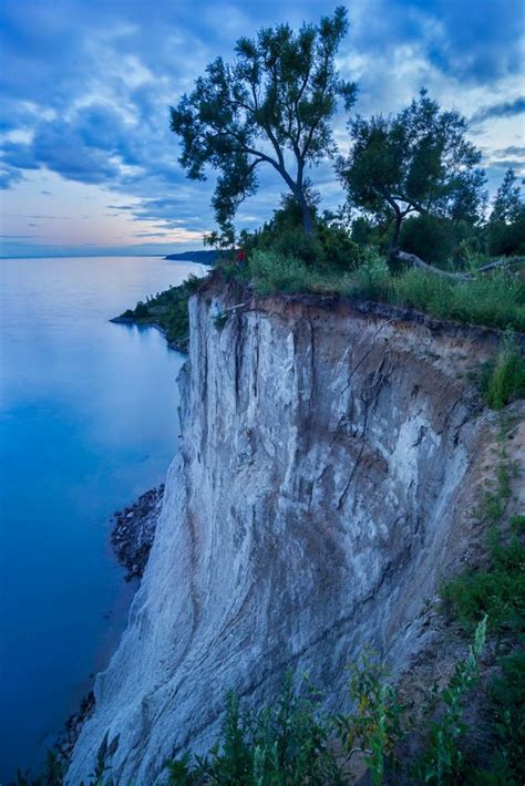 Sunset Over Scarborough Bluffs Scarborough Bluffs Ontario Parks