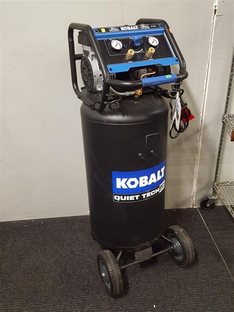 Kobalt 26gal Quiet Tech Upright Air Compressor Live And Online Auctions On