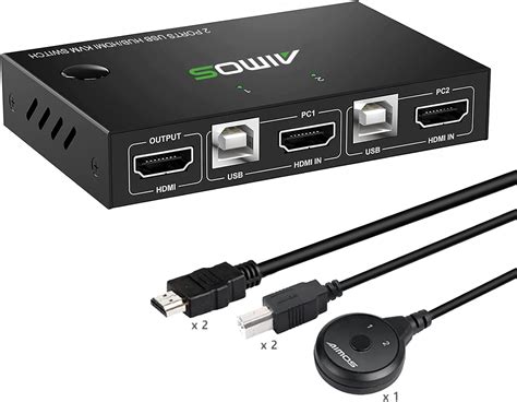 Amazon Kvm Switch Hdmi Port Box Aimos Usb And Hdmi Switches