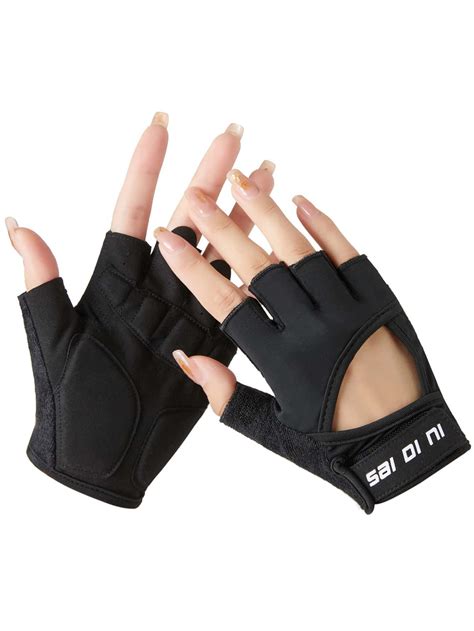 1pair Half Finger Sports Gloves