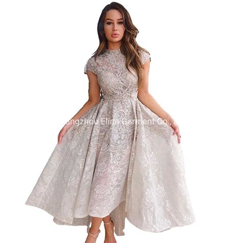 2021 New Lace Sex Beading Ball Dress Luxury Champagne Evening Party Frock Bridesmaid Gowns Plus