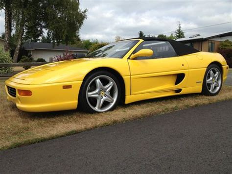 Purchase used 1999 Ferrari 355 F1 Yellow / Black with under 6200 miles ...