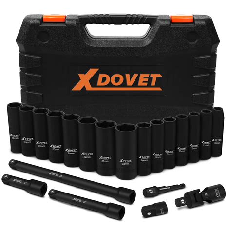 Buy Xdovet Inch Impact Socket Set Drive Socket Set Pcs