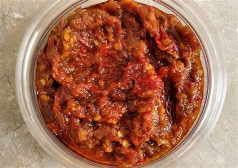 Resep Sambal Terasi Matang Tahan Lama Oleh Tika Rawuri Cookpad