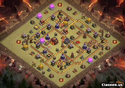 Town Hall 10 Th10 Wartrophy Base 1354 With Link 10 2022 War