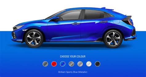 Honda Civic Hatchback My2019 เตรียมเปิดตัวในไทย พร้อมตัวถัง Brilliant Sporty Blue Metallic รถ