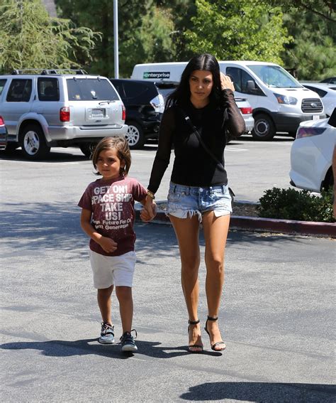 Kim Kris Kourtney And Mason Out In Calabasas 827 Lipstick Alley