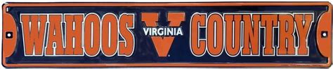 Wholesale Aluminum Street Sign Virginia University Wahoos Country