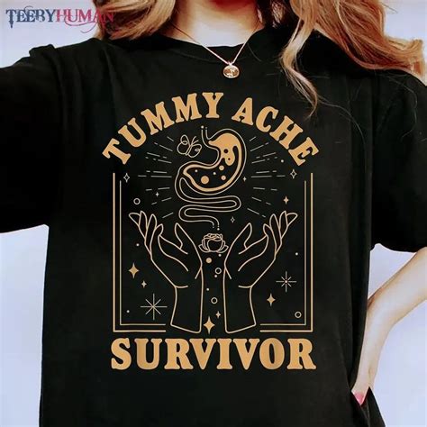 Tummy Ache Survivor Funny Tummy Ache Stomach Ache Survivor My Tummy