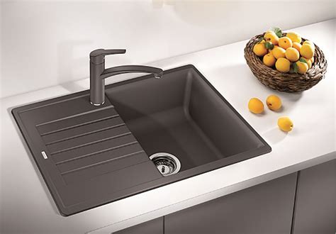 BLANCO 524721 Sink ZIA 45 S Compact Anthracite SILGRANIT PuraDur