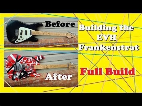 Building the Eddie Van Halen Frankenstrat out of a Cheap Guitar *FULL ...