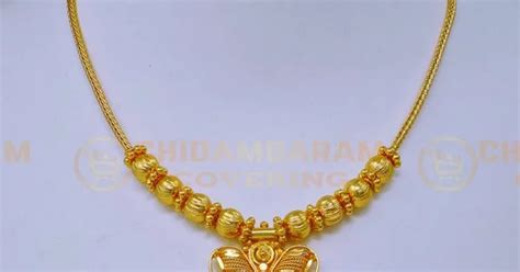 Buy Simple Bridal Gold Necklace Design South Indian Jewellery Buy Online