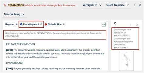 Patentinformationen Rund Um Den Einheitlichen Patentschutz