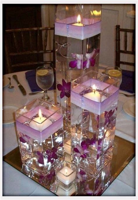 Purple Wedding Centerpieces