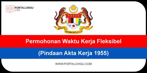 Jadual Waktu Kerja Fleksibel Archives Portal Cikgu