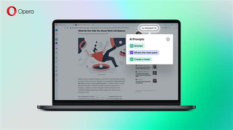 Opera Goes Live With Generative Ai Tools In Desktop Browser And Opera