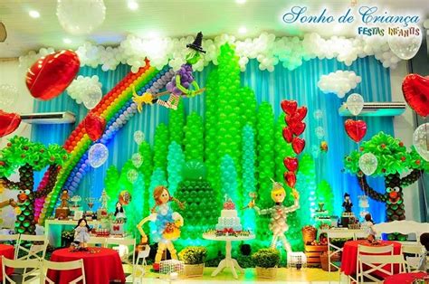 Decoração O Magico De Oz - MÁGICO DE OZ | Festa mágica, Decoração festa infantil, Festa