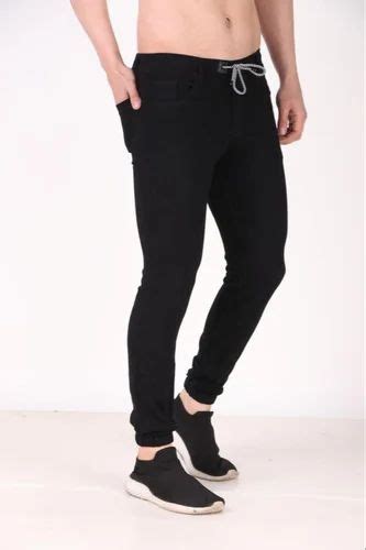 Plain Men Black Cotton Jogger Pant Daily Wear At Rs 515 Piece In New