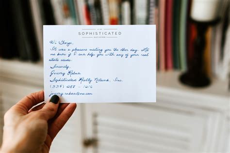 Real Estate Handwritten Notes Samples Handwrytten