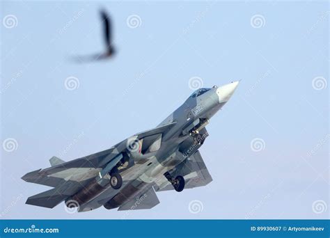 Sukhoi T Prototype Pak Fa Blue Is A Fifth Generation Jet Fighter