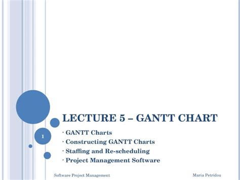 PPT Lecture5 Gantt Chart DOKUMEN TIPS