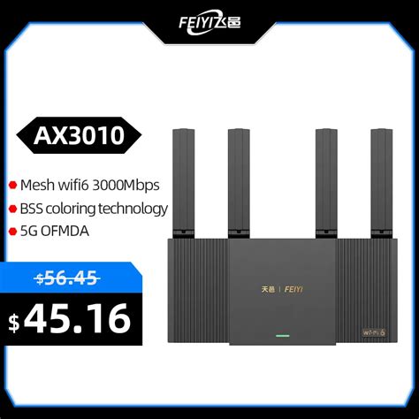 Feiyi Enrutador Wifi Mesh Gigabit G Ghz Repetidor De Doble