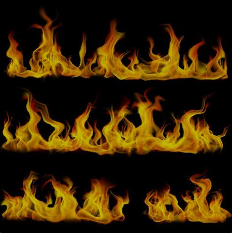 3 flame background vector material, burning flames, sparks, flames ...