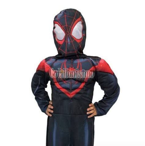 Disfraz Spiderman Miles Morales Musculoso Oficial T Newtoys