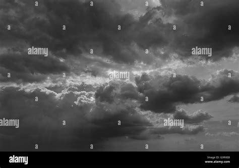 Dark Stormy Sky Before Rain Stock Photo Alamy