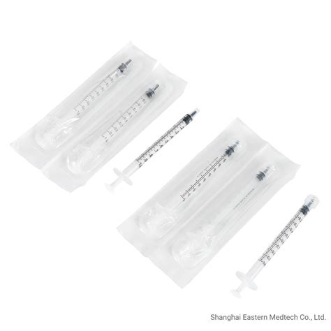 Hospital Instrument 3 Part Latex Free Medical System Disposable Vaccine