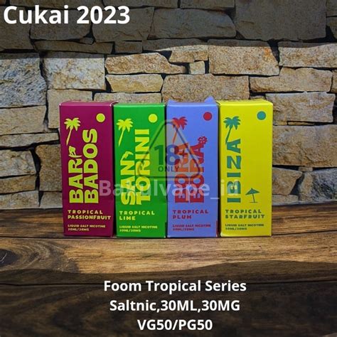 Jual Foom Tropical V2 Series Salt 30ml Original By Foom Salt Foom