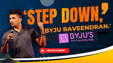 Byju Raveendran Under Shareholder Pressure To Step Down From CEO