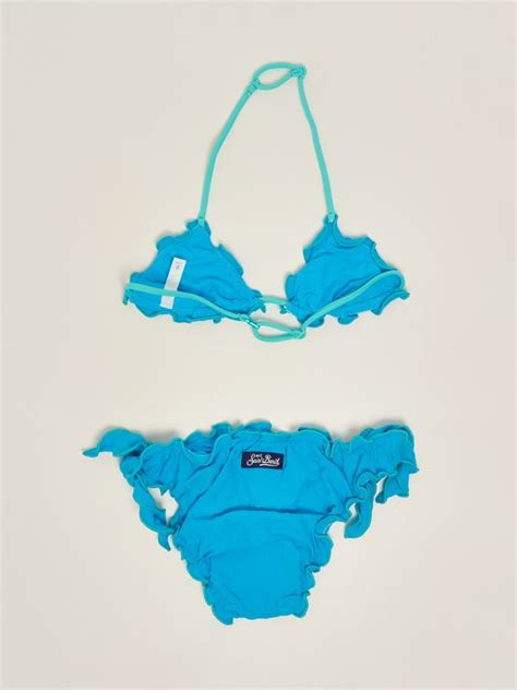 Bikini Bambina Cris Cris Azzurro Caposerio